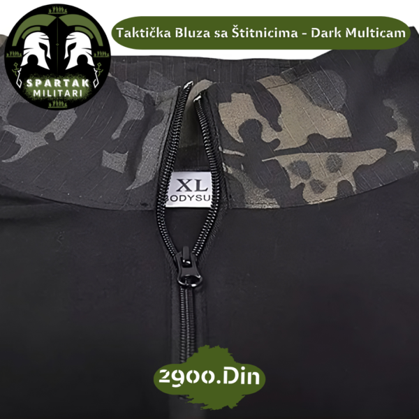 Taktička Bluza sa Štitnicima - Dark Multicam - Image 4