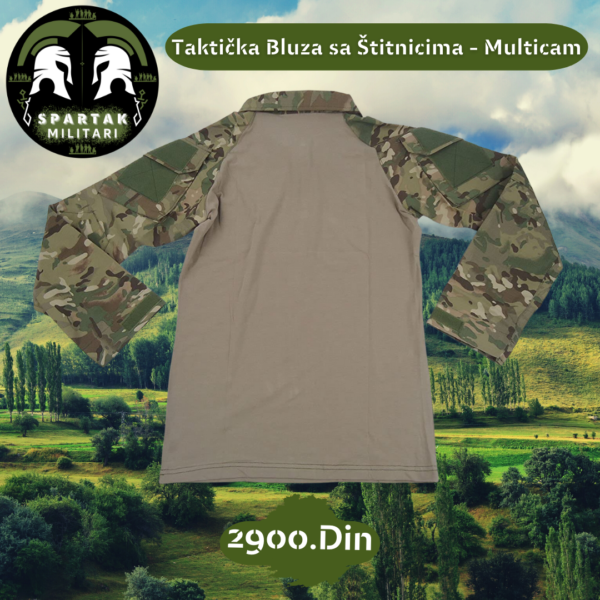 Taktička Bluza sa Štitnicima - Multicam - Image 4