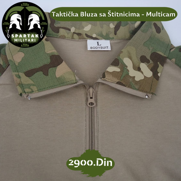 Taktička Bluza sa Štitnicima - Multicam - Image 5