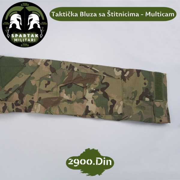 Taktička Bluza sa Štitnicima - Multicam - Image 6