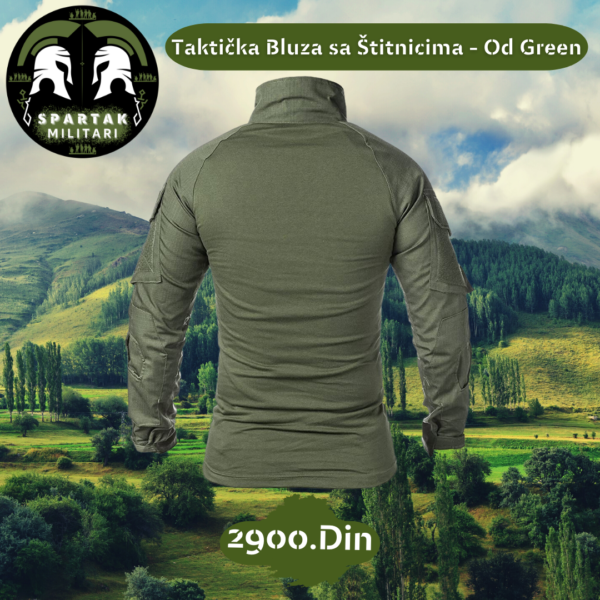 Taktička Bluza sa Štitnicima - Od Green - Image 4