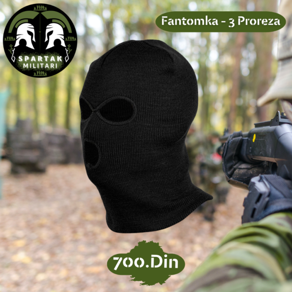 Fantomka - 3 Proreza - Crna