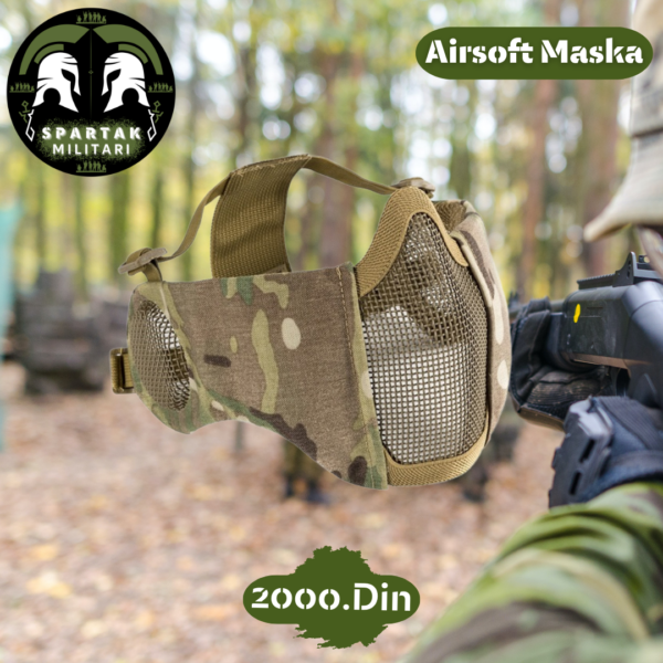 Airsoft Maska sa Zaštitom za Uši - Image 5