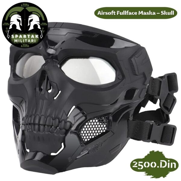 Airsoft Fullface Maska - Skull - Image 2