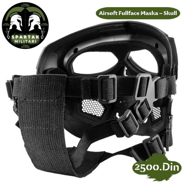 Airsoft Fullface Maska - Skull - Image 4