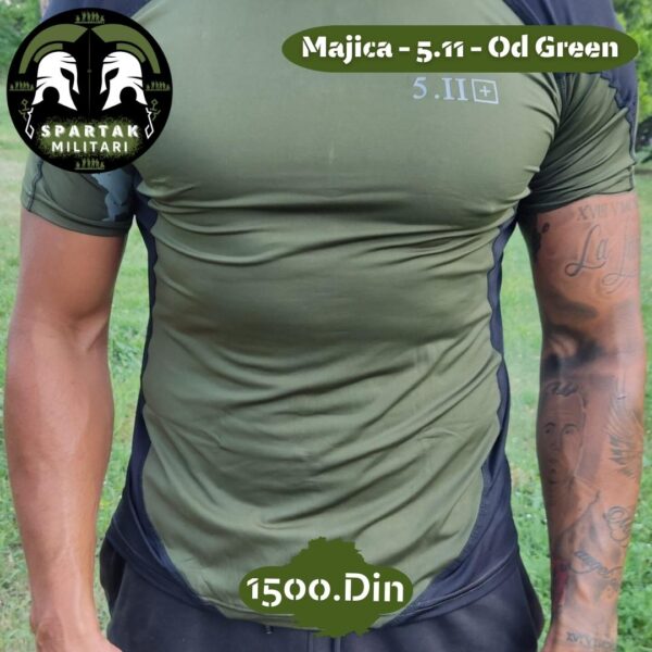 Majica - 5.11 - Od Green - Image 3