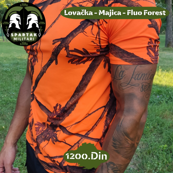 Lovačka Majica - Fluo Forest - Image 2