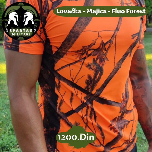 Lovačka Majica - Fluo Forest - Image 3