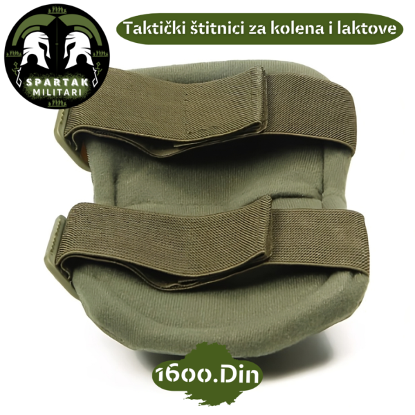 Taktički Štitnici za Kolena i Laktove – Zeleni - Image 2