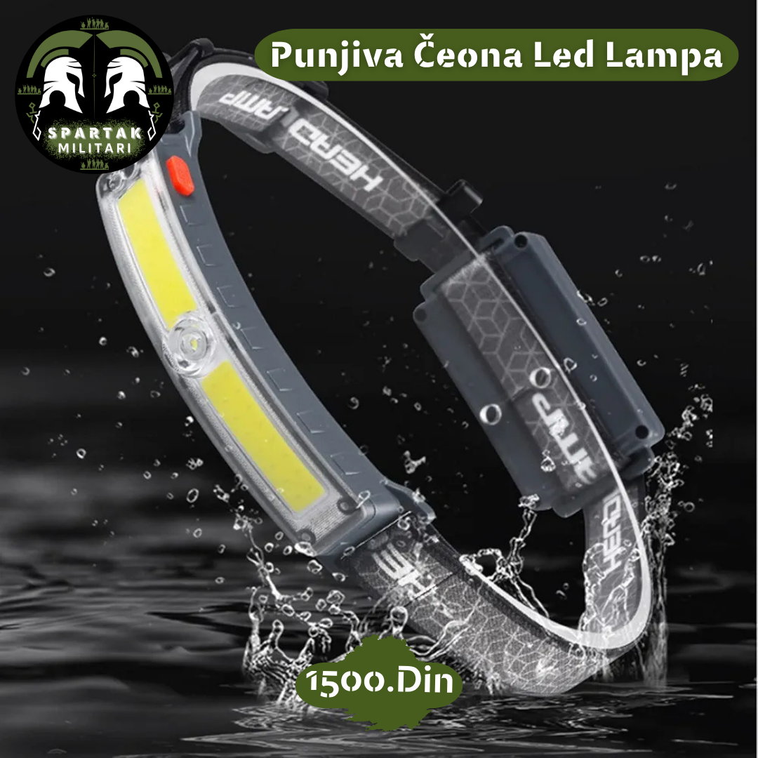 Punjiva čeona LED lampa u kontaktu s vodom